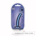 Ouch! - Wąskie silikonowe dildo z przyssawką 12 cm Ouch! by Shots