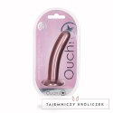 Ouch! - Wąskie silikonowe dildo z przyssawką 14,5 cm Ouch! by Shots