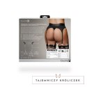 Ouch! - Wibrujące stringi z regulowanymi podwiązkami XL/XXL Ouch! by Shots