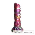 XR Brands - Silikonowe dildo z jądrami Larwa XR Brands