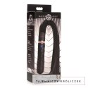 XR Brands - Wibeujące, silikonowe dildo z biczem XR Brands