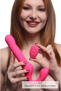 XR Brands - Wibrujące dildo do założenia na pasek z pilotem XR Brands