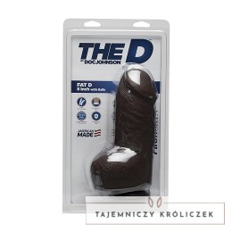 Doc Johnson - Realistyczne dildo z jądrami 20 cm Doc Johnson