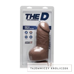 Doc Johnson - Realistyczne dildo z jądrami 20 cm Doc Johnson