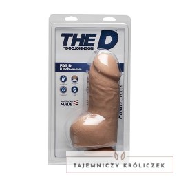 Doc Johnson - Realistyczne dildo z jądrami 20 cm Doc Johnson