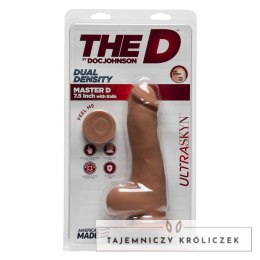 Doc Johnson - Realistyczne dildo z jądrami Master D 19 cm Doc Johnson