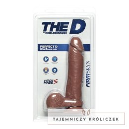 Doc Johnson - Realistyczne dildo z jądrami Perfect 20 cm Doc Johnson