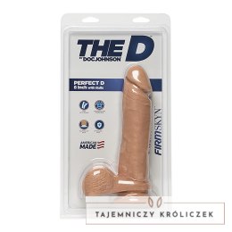 Doc Johnson - Realistyczne dildo z jądrami Perfect 20 cm Doc Johnson