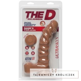 Doc Johnson - Realistyczne dildo z jądrami Ragin' D 22 cm Doc Johnson