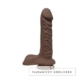 Doc Johnson - Realistyczne dildo z jądrami i przyssawką Super D 20 cm Doc Johnson