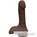 Doc Johnson - Realistyczne dildo z jądrami i przyssawką Super D 22 cm Doc Johnson