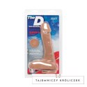 Doc Johnson - Realistyczne dildo z jądrami i przyssawką Super D 22 cm Doc Johnson