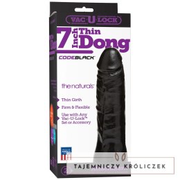 Doc Johnson - Twarde, cienkie dildo 18 cm Doc Johnson