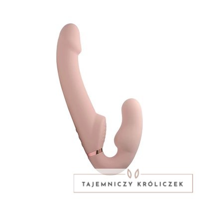 XR Brands - Nadmuchiwane i wibrujące dildo na pasek XR Brands