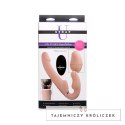 XR Brands - Nadmuchiwane i wibrujące dildo na pasek XR Brands