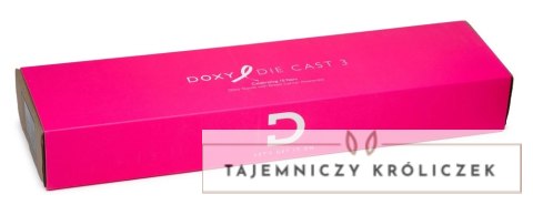 Doxy - Masażer Łechtaczki Sieciowy Die Cast 3 Różowy DOXY