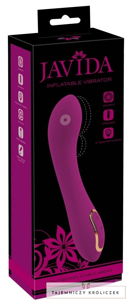 Javida - Wibrator Do Stymulacji Punktu-G Inflatable Vibrator JAVIDA