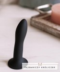 Adrien Lastic - Silikonowe Miękkie Dildo 12,9 cm Hitsens 5 Czarne Adrien Lastic