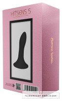 Adrien Lastic - Silikonowe Miękkie Dildo 12,9 cm Hitsens 5 Czarne Adrien Lastic