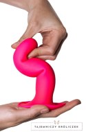 Adrien Lastic - Silikonowe Miękkie Dildo 17,8 cm Hitsens 4 Różowe Adrien Lastic