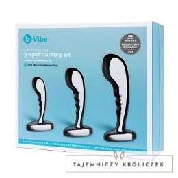 B-Vibe - Zestaw Treningowy Do Prostaty 3 Wtyczki Ze Stali Nierdzewnej B-Vibe