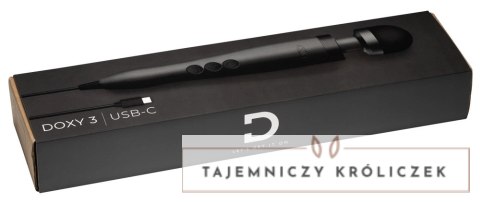 Doxy - Masażer Łechtaczki Doxy 3 USB-C Czarny Mat DOXY