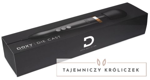 Doxy - Masażer Łechtaczki Z Ruchomą Głowką Die Cast Czarny Mat DOXY