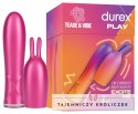 Durex Bunny 2in1 Vibrator - Wibrator Z Nakładką Króliczka Różowy Durex