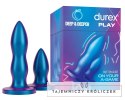 Durex Butt Plug Set - Zestaw Silikonowych Wtyczek Analnych Mała 7,5 cm Duża 12 cm Durex