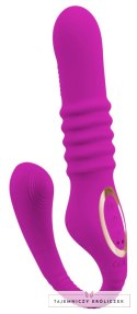 Javida - Wibrator Strap-On Z 3 Funkcjami Fioletowy JAVIDA