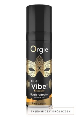 Orgie - Żel Intymny Z Efektem Wibracji Dual Vibe Pina Colada 15 ml Orgie