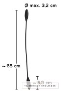 Couples Choice - Podwójny Wibrator Z Wibrobulletem Czarny Couples Choice