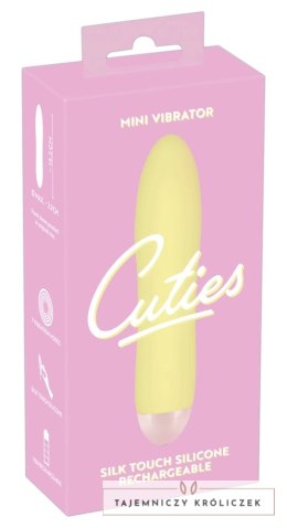 Cuties - Żółty Mini Wibrator Smukły Cuties