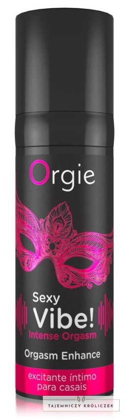 Orgie - Nawilżający Żel Z Efektem Mrowienia Rozgrzewania Lub Chłodzenia 15 ml Orgie