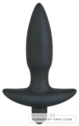 Wibrująca Wtyczka Analna Z Uchwytem Mała(13cm) - Black Velvets Black Velvets