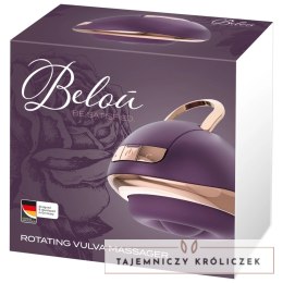 Belou - Luksusowy Stymulator Łechtaczki Rotacyjny Vulva Fioletowy Belou