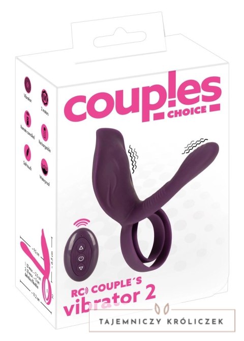 Couples Choice - Wibrator Dla Par Z Pierściniem Na Penisa + Pilot Couples Choice