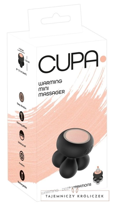 Cupa - Mini Masażer Stymulacja Ciepłem I Mocne Wibracje CUPA