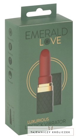 Emerald Love - Mini Wibrator Szminka Ze Stymulacją Emerald Love