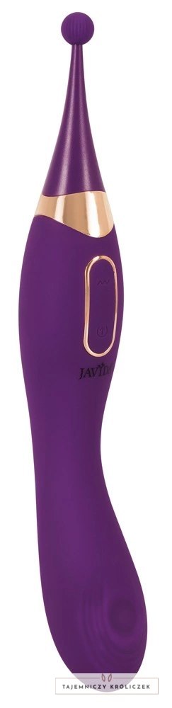 Javida - Dwustronny Masturbator Z Wibrcjami I Pulsacjami 23 Cm JAVIDA