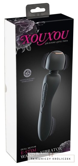 XOUXOU - Dwustronny Masażer Z Elektrostymulacją E-Stim Wand & Vibrator XOUXOU