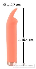 Peachy - Mini Wibrator Z Vibro-Uszami Pomarańczowy Peachy