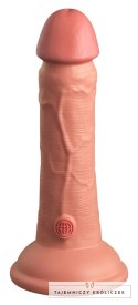 King Cock Elite - Realistyczne Silikonowe Dildo Z Przyssawką 15 CM Jasny Kolor Skóry King Cock Elite