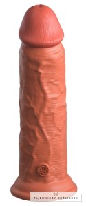 King Cock Elite - Realistyczne Silikonowe Dildo Z Przyssawką 20 CM Ciemny Kolor Skóry King Cock Elite