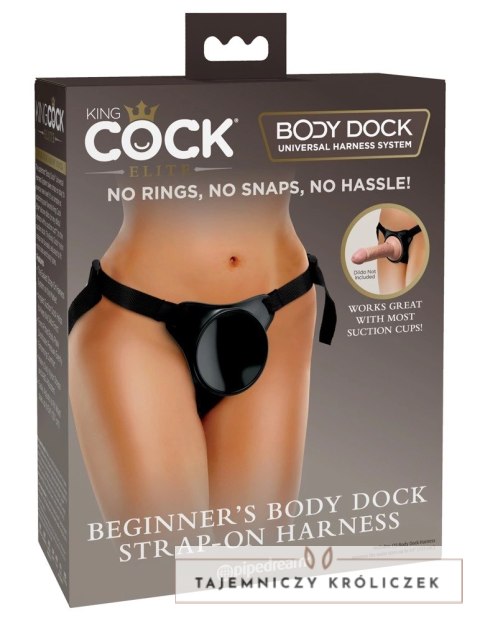 King Cock Elite - Uprząż Strap-On Do Dildo I Wibratorów King Cock Elite Czarna King Cock Elite