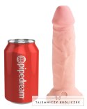 King Cock Plus - Realistyczne Naturalne Dildo Z Przyssawką 15 CM Jasny Kolor Skóry King Cock Plus