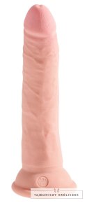 King Cock Plus - Realistyczne Naturalne Dildo Z Przyssawką 18 CM Jasny Kolor Skóry King Cock Plus