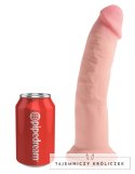 King Cock Plus - Realistyczne Naturalne Dildo Z Przyssawką 23 CM Jasny Kolor Skóry King Cock Plus