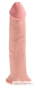 King Cock Plus - Realistyczne Naturalne Dildo Z Przyssawką 23 CM Jasny Kolor Skóry King Cock Plus