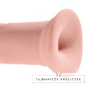 King Cock Plus - Realistyczne Naturalne Dildo Z Przyssawką 23 CM Jasny Kolor Skóry King Cock Plus